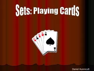 Sets: Playing Cards
