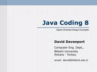 Java Coding 8