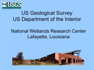 US Geological Survey US Department of the Interior