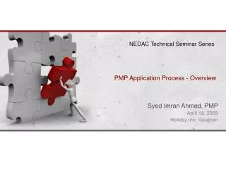 PMP Application Process - Overview
