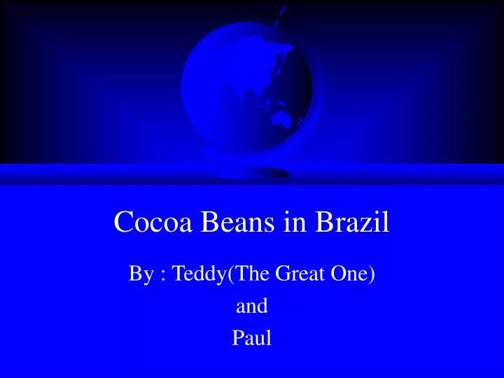 cocoa beans in brazil