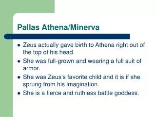 Pallas Athena/Minerva