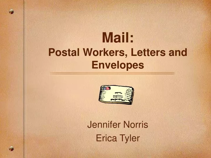 mail postal workers letters and envelopes
