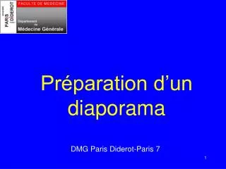 pr paration d un diaporama