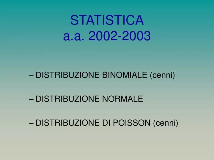 statistica a a 2002 2003
