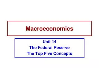 macroeconomics
