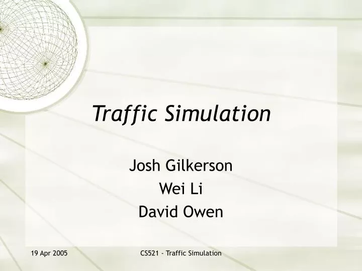 traffic simulation