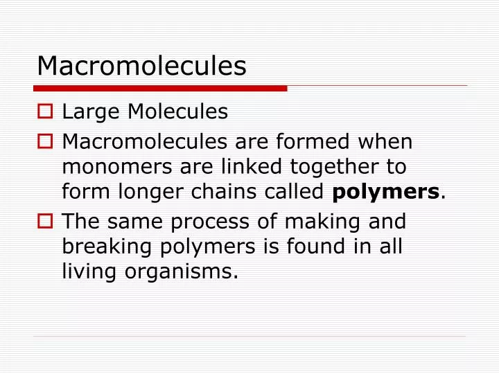 macromolecule definition