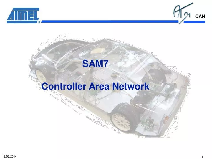 sam7 controller area network