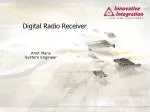 Digital Radio Receiver - slide 1