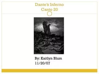 Dante’s Inferno Canto 20