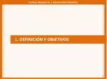 1. DEFINICIÓN Y OBJETIVOS - slide 1