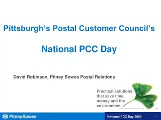 Pittsburgh’s Postal Customer Council’s National PCC Day