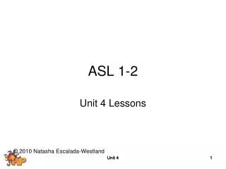 ASL 1-2