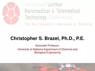 Christopher S. Brazel, Ph.D., P.E.