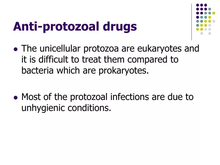 anti protozoal drugs