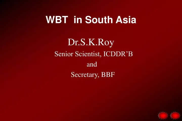 wbt in south asia
