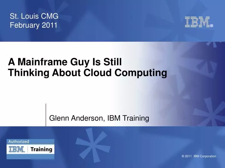 a mainframe guy is still thinking about cloud computing