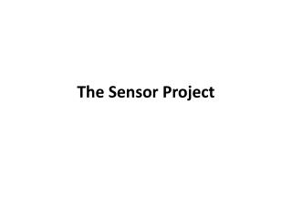 The Sensor Project