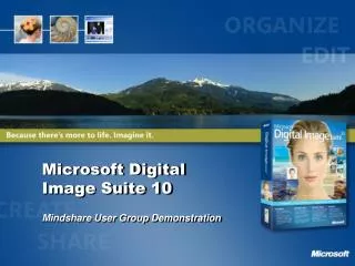 Microsoft Digital Image Suite 10