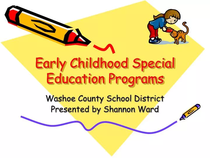 early childhood special education programs