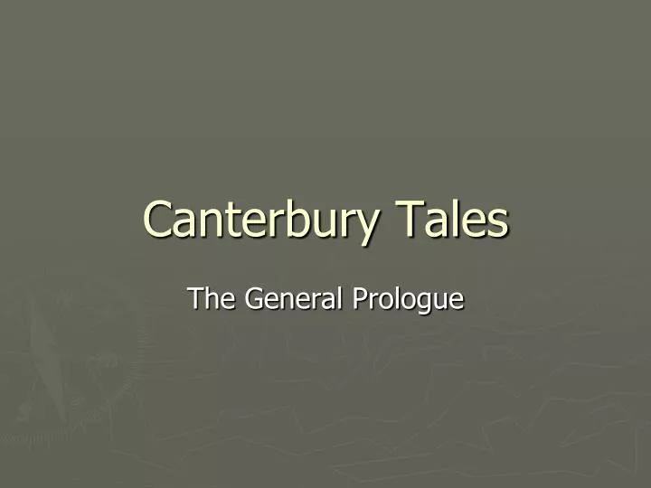canterbury tales