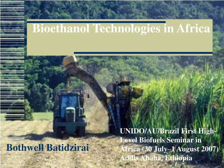 bioethanol technologies in africa