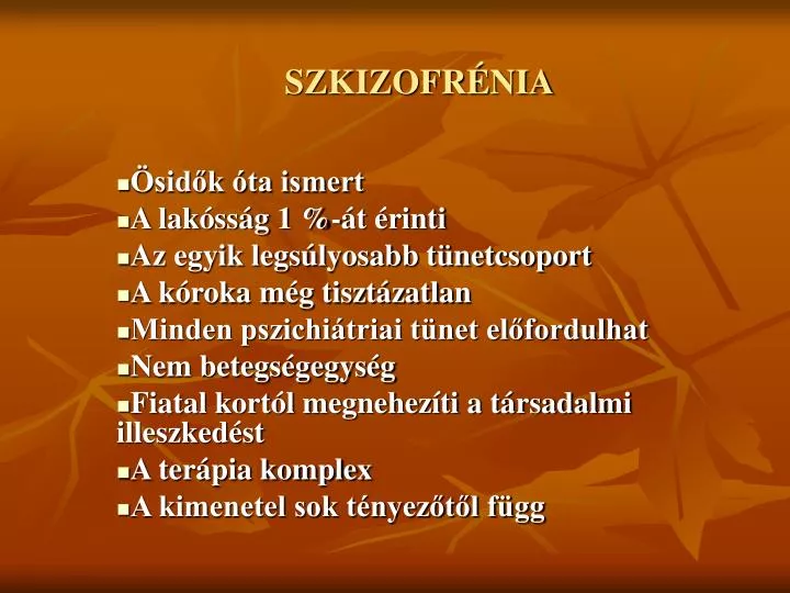 szkizofr nia