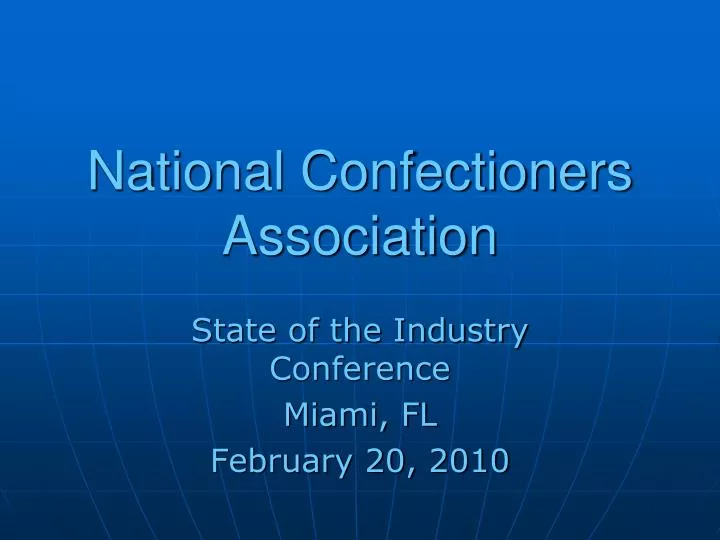 national confectioners association