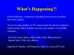 What’s Happening?!