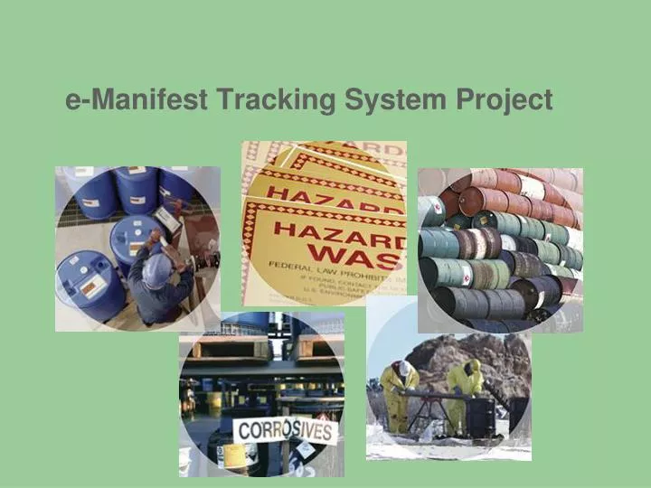 e manifest tracking system project
