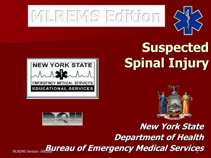 suspected spinal injury