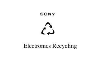 Electronics Recycling