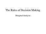The Rules of Decision Making - slide 1