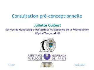 consultation pr conceptionnelle