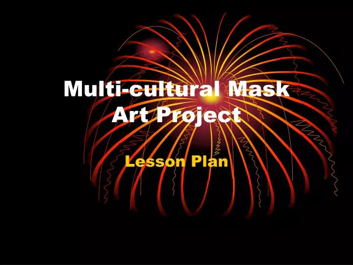 multi cultural mask art project