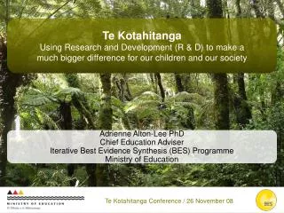 Te Kotahitanga Conference / 26 November 08