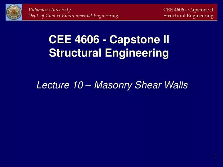 cee 4606 capstone ii structural engineering
