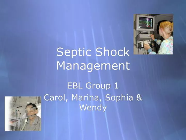 septic shock management