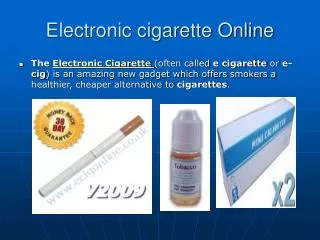 electronic cigarettes online