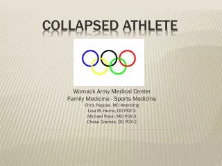 Collapsed Athlete