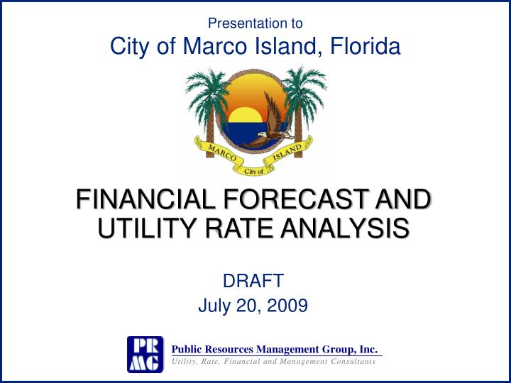 presentation to city of marco island florida