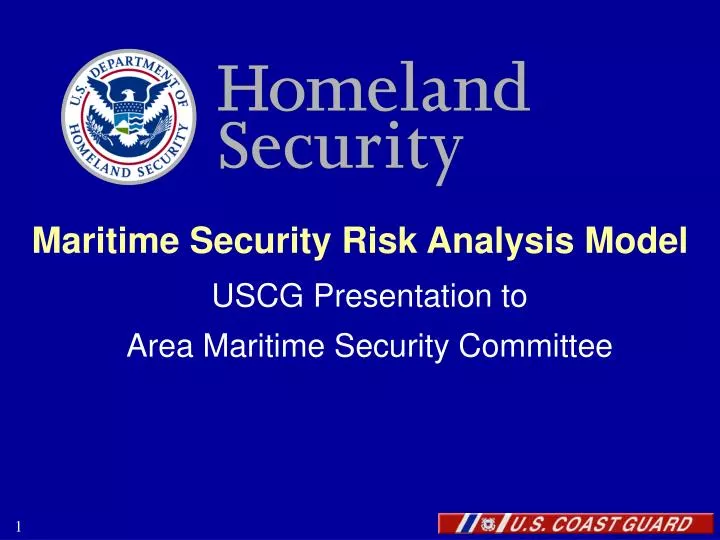 maritime security risk analysis model