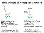 Some Impacts of Atmospheric Aerosols - slide 1