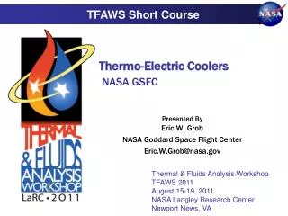 Thermo-Electric Coolers NASA GSFC