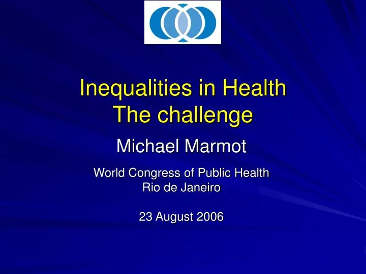 inequalities in health the challenge