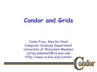 Condor and Grids