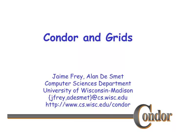 condor and grids