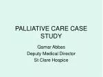 PALLIATIVE CARE CASE STUDY - slide 1