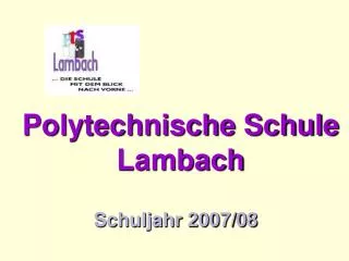 Polytechnische Schule Lambach